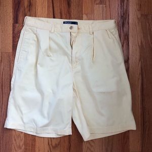 Yellow Polo shorts